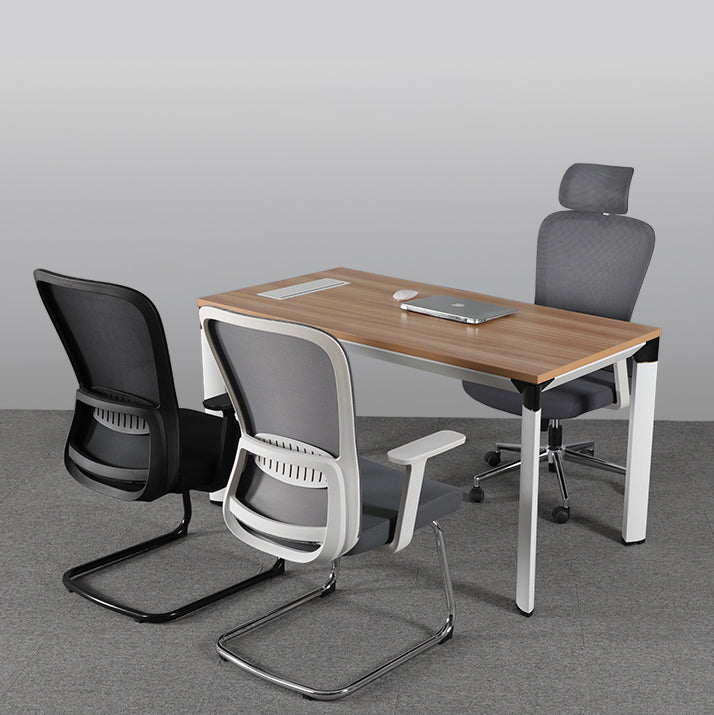 Modern & Contemporary Desk Chair No Wheels Mid Back Home Office Chair