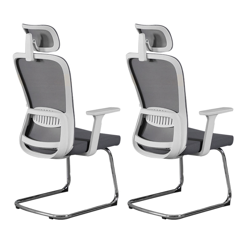 Modern & Contemporary Desk Chair No Wheels Mid Back Home Office Chair