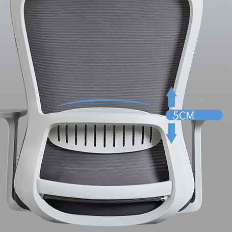 Modern & Contemporary Desk Chair No Wheels Mid Back Home Office Chair