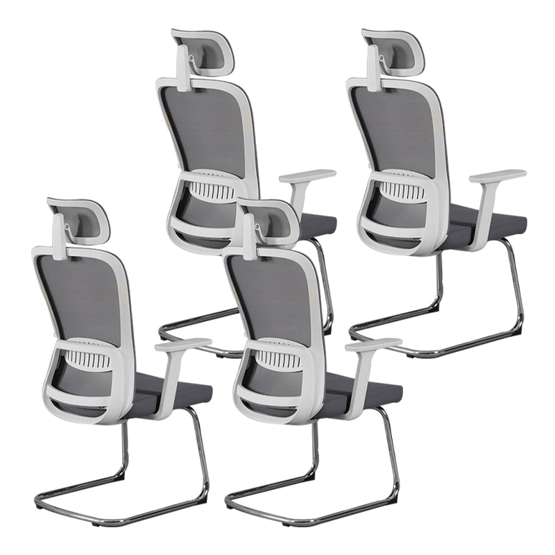Modern & Contemporary Desk Chair No Wheels Mid Back Home Office Chair