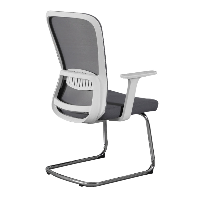 Modern & Contemporary Desk Chair No Wheels Mid Back Home Office Chair