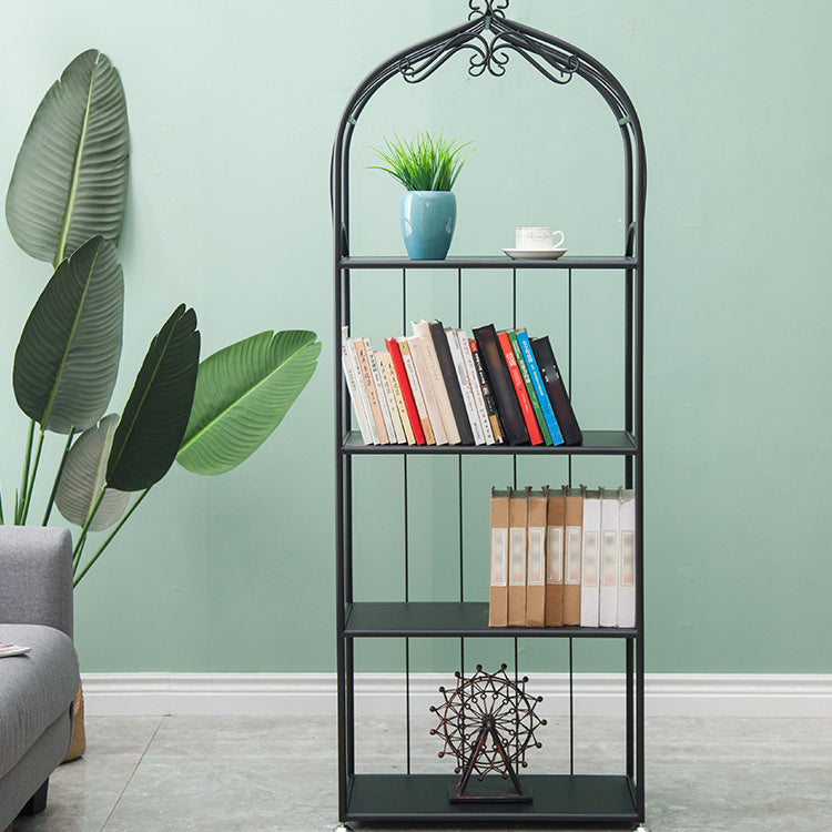 Iron Scandinavian Etagere Bookshelf Vertical Open Bookshelf for Living Room