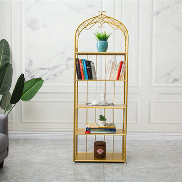 Iron Scandinavian Etagere Bookshelf Vertical Open Bookshelf for Living Room