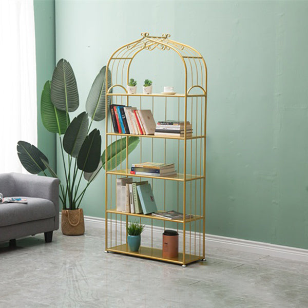 Iron Scandinavian Etagere Bookshelf Vertical Open Bookshelf for Living Room
