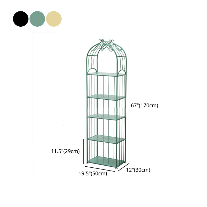 Iron Scandinavian Etagere Bookshelf Vertical Open Bookshelf for Living Room