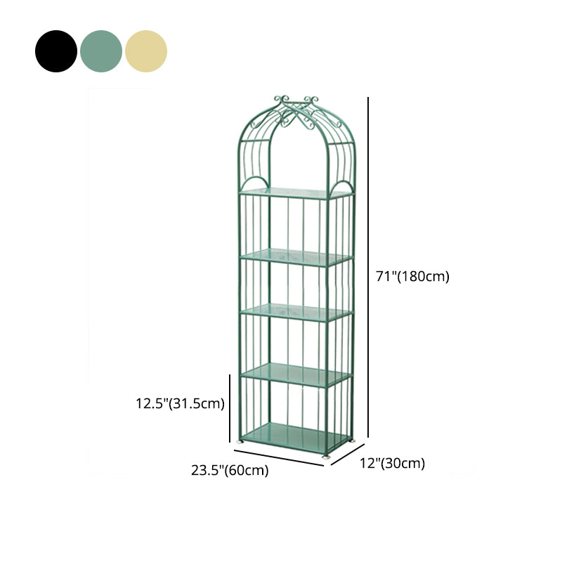 Iron Scandinavian Etagere Bookshelf Vertical Open Bookshelf for Living Room