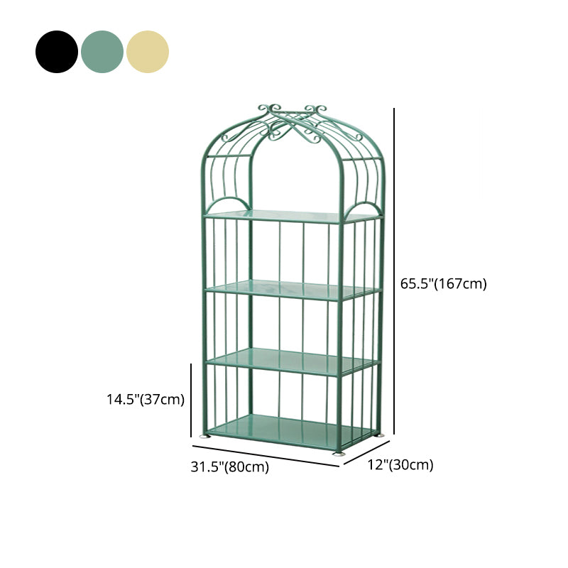 Iron Scandinavian Etagere Bookshelf Vertical Open Bookshelf for Living Room