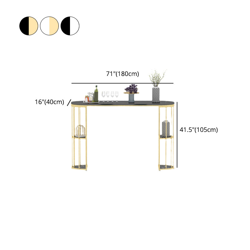 Contemporary Storage Bistro Accent Dining Table Indoor Double Pedestal Patio Bar Table