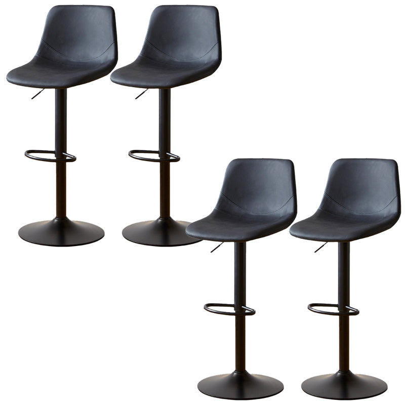 Industrial Liftable Bar-stool Metal Counter Bar Stool with Metal Legs