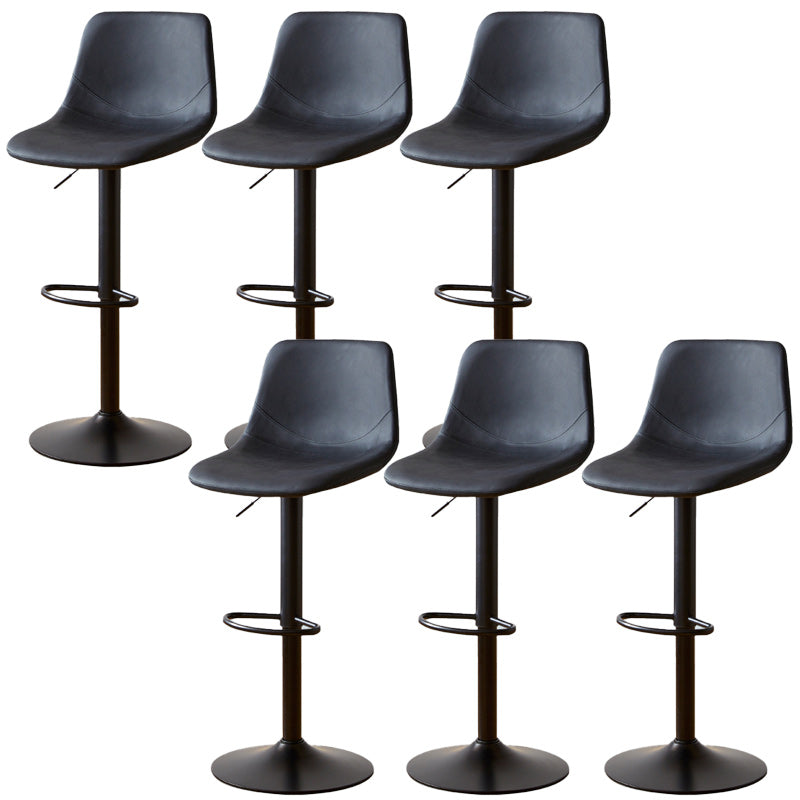Industrial Liftable Bar-stool Metal Counter Bar Stool with Metal Legs