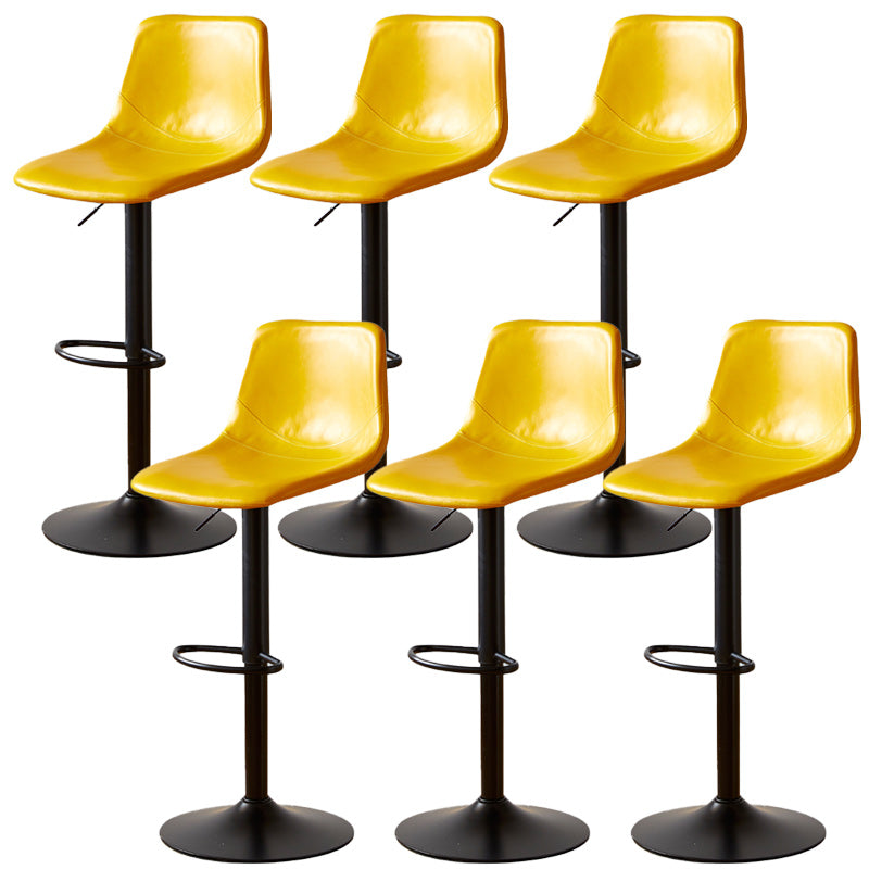 Industrial Liftable Bar-stool Metal Counter Bar Stool with Metal Legs