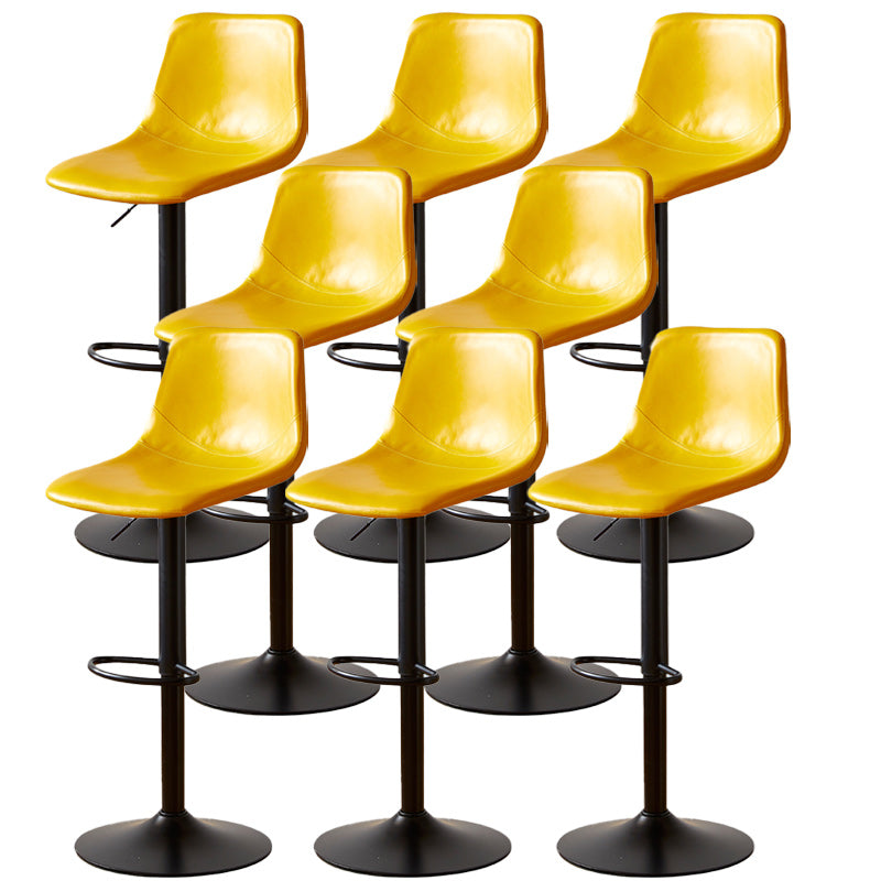 Industrial Liftable Bar-stool Metal Counter Bar Stool with Metal Legs