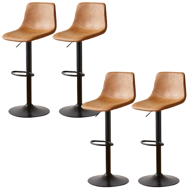 Industrial Liftable Bar-stool Metal Counter Bar Stool with Metal Legs