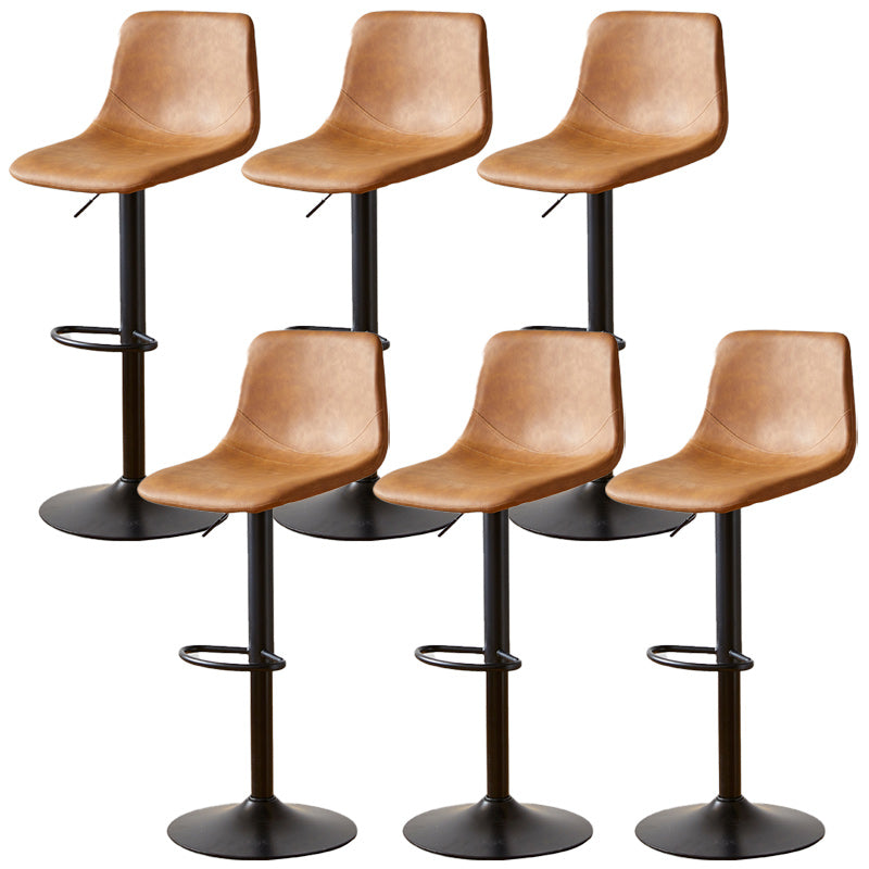 Industrial Liftable Bar-stool Metal Counter Bar Stool with Metal Legs