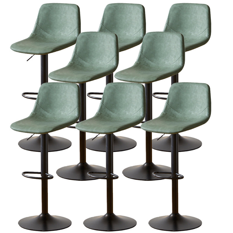 Industrial Liftable Bar-stool Metal Counter Bar Stool with Metal Legs