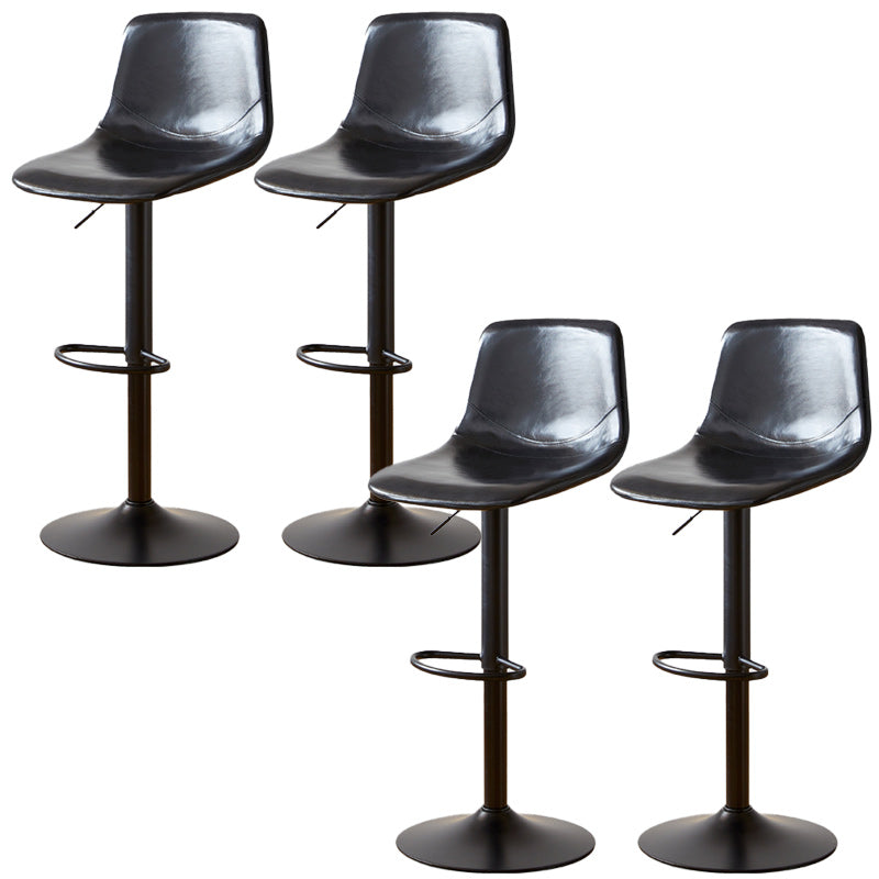 Industrial Liftable Bar-stool Metal Counter Bar Stool with Metal Legs