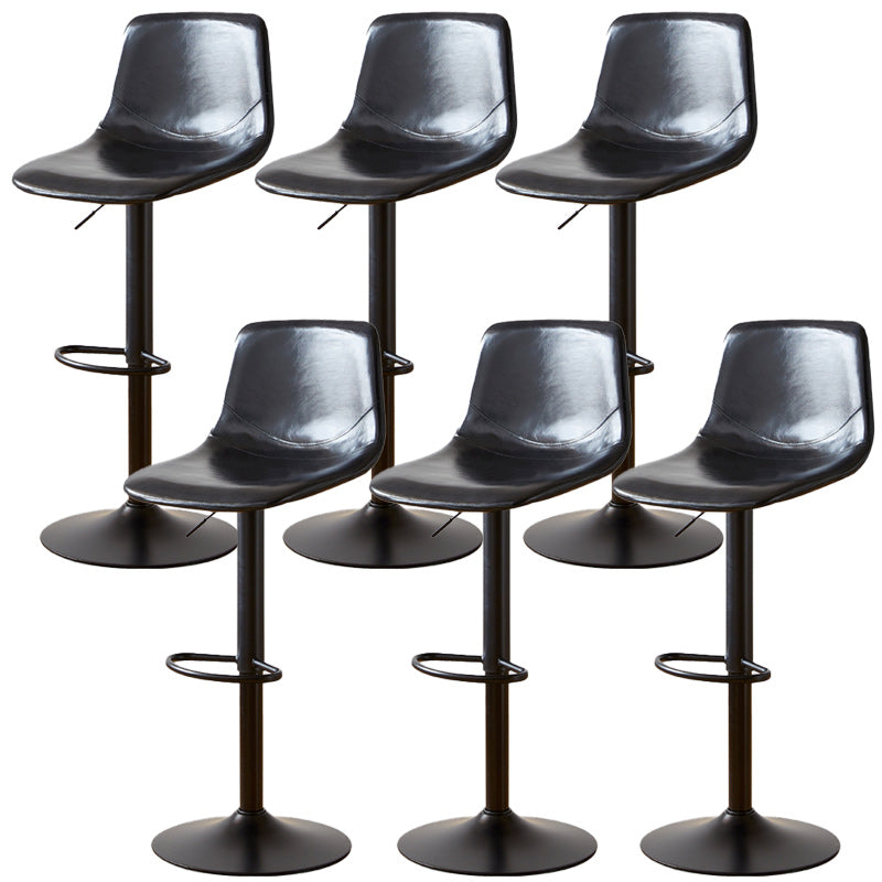 Industrial Liftable Bar-stool Metal Counter Bar Stool with Metal Legs