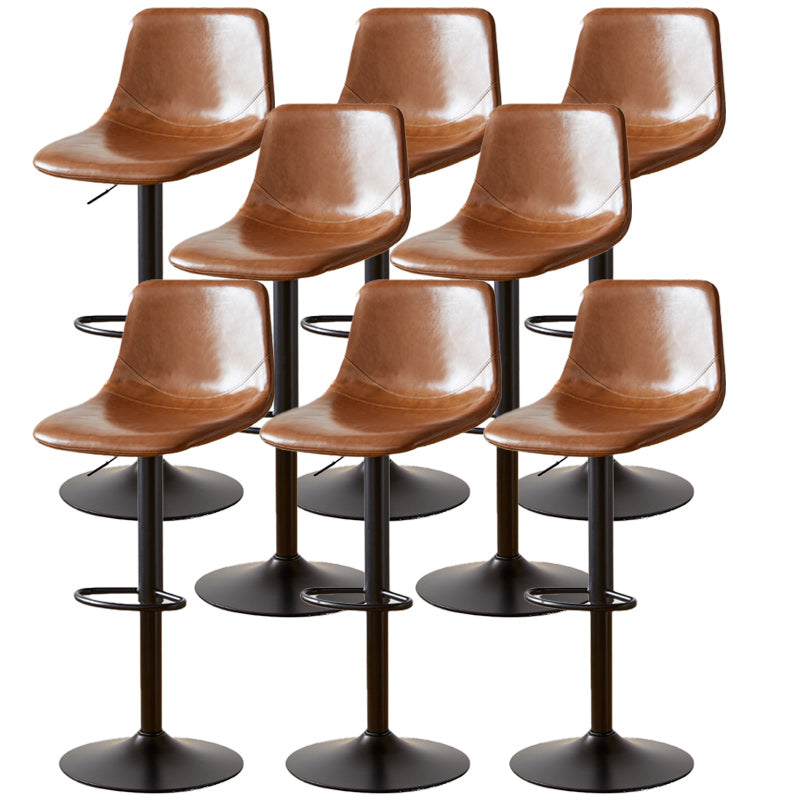 Industrial Liftable Bar-stool Metal Counter Bar Stool with Metal Legs