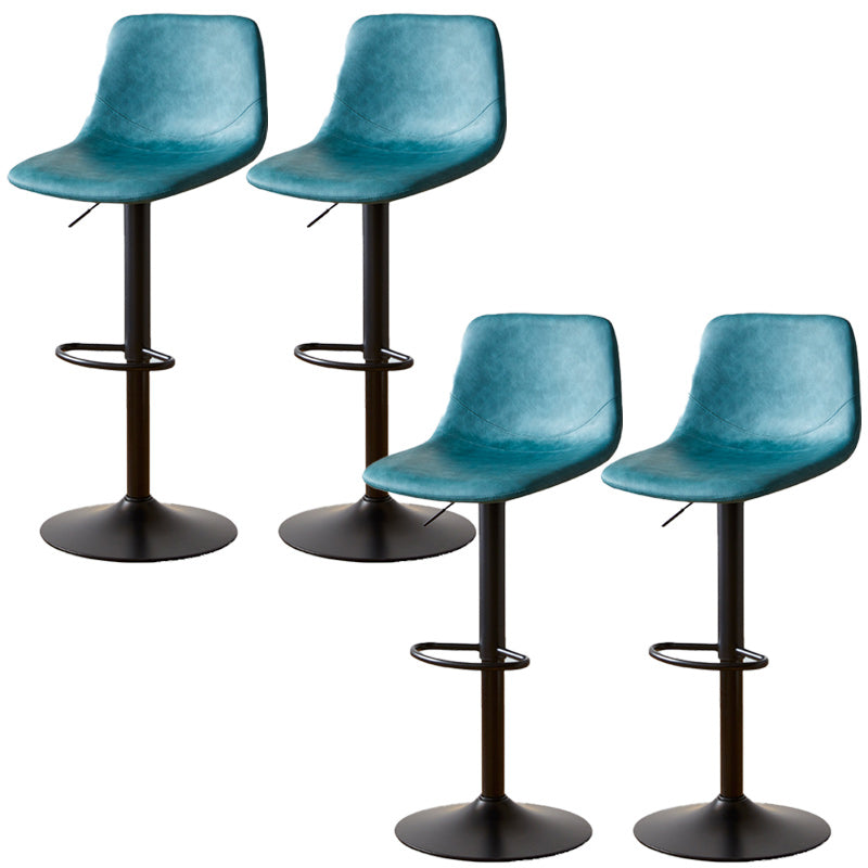 Industrial Liftable Bar-stool Metal Counter Bar Stool with Metal Legs