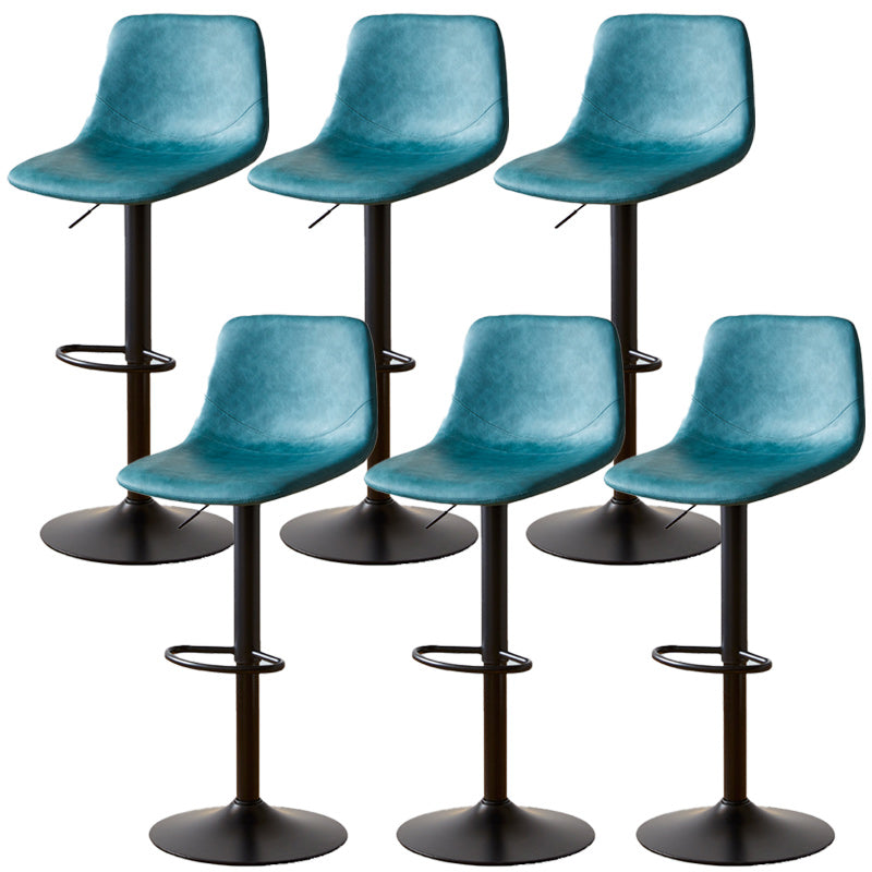 Industrial Liftable Bar-stool Metal Counter Bar Stool with Metal Legs