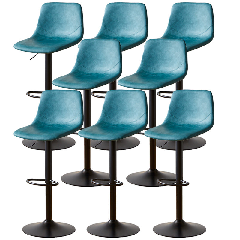 Industrial Liftable Bar-stool Metal Counter Bar Stool with Metal Legs