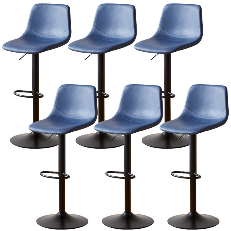 Industrial Liftable Bar-stool Metal Counter Bar Stool with Metal Legs
