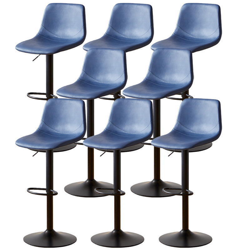 Industrial Liftable Bar-stool Metal Counter Bar Stool with Metal Legs