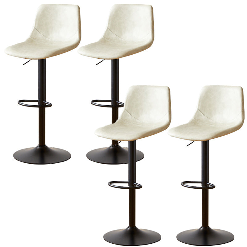 Industrial Liftable Bar-stool Metal Counter Bar Stool with Metal Legs