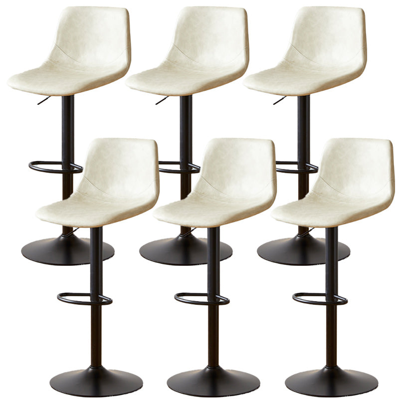 Industrial Liftable Bar-stool Metal Counter Bar Stool with Metal Legs
