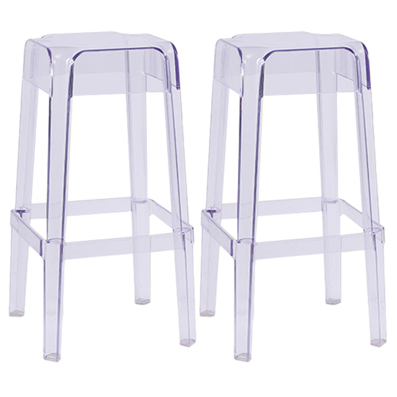 Contemporary Bar-stool Plastic Counter Bar Stool for Restaurant