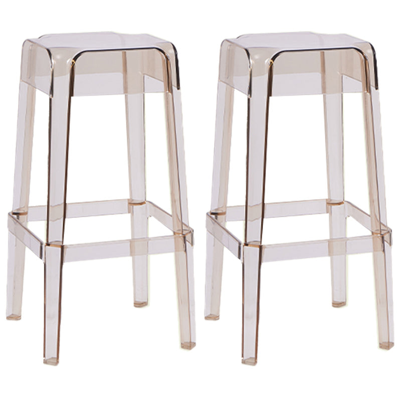 Contemporary Bar-stool Plastic Counter Bar Stool for Restaurant