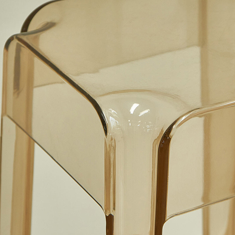 Contemporary Bar-stool Plastic Counter Bar Stool for Restaurant