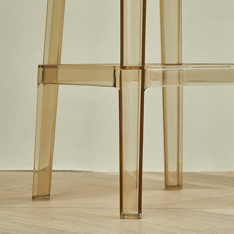 Contemporary Bar-stool Plastic Counter Bar Stool for Restaurant