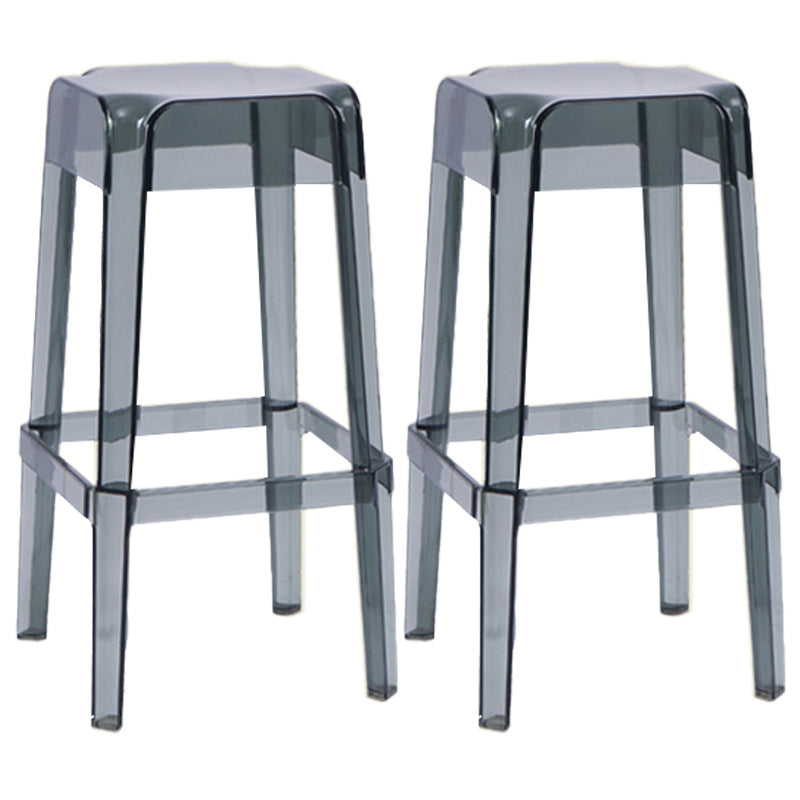 Contemporary Bar-stool Plastic Counter Bar Stool for Restaurant