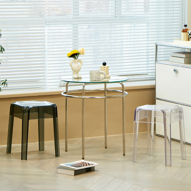 Contemporary Bar-stool Plastic Counter Bar Stool for Restaurant