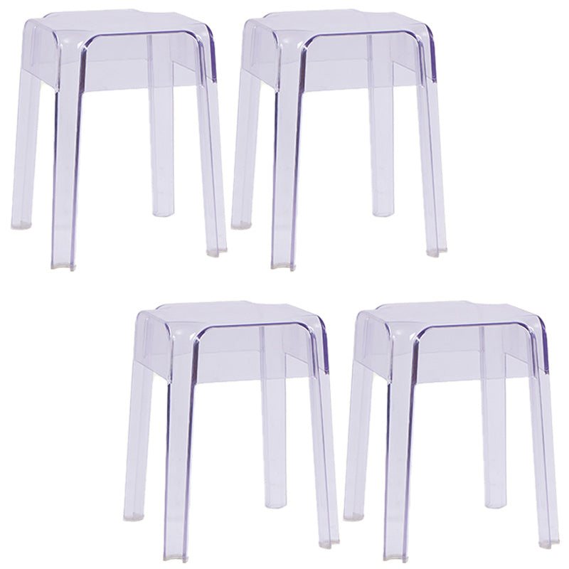 Contemporary Bar-stool Plastic Counter Bar Stool for Restaurant
