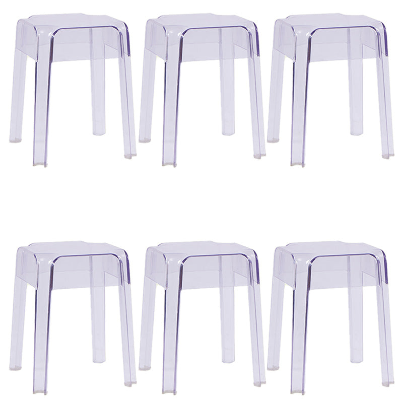 Contemporary Bar-stool Plastic Counter Bar Stool for Restaurant