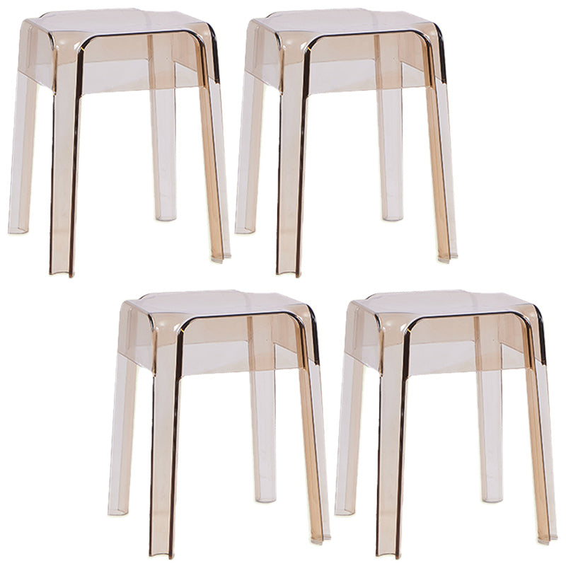 Contemporary Bar-stool Plastic Counter Bar Stool for Restaurant