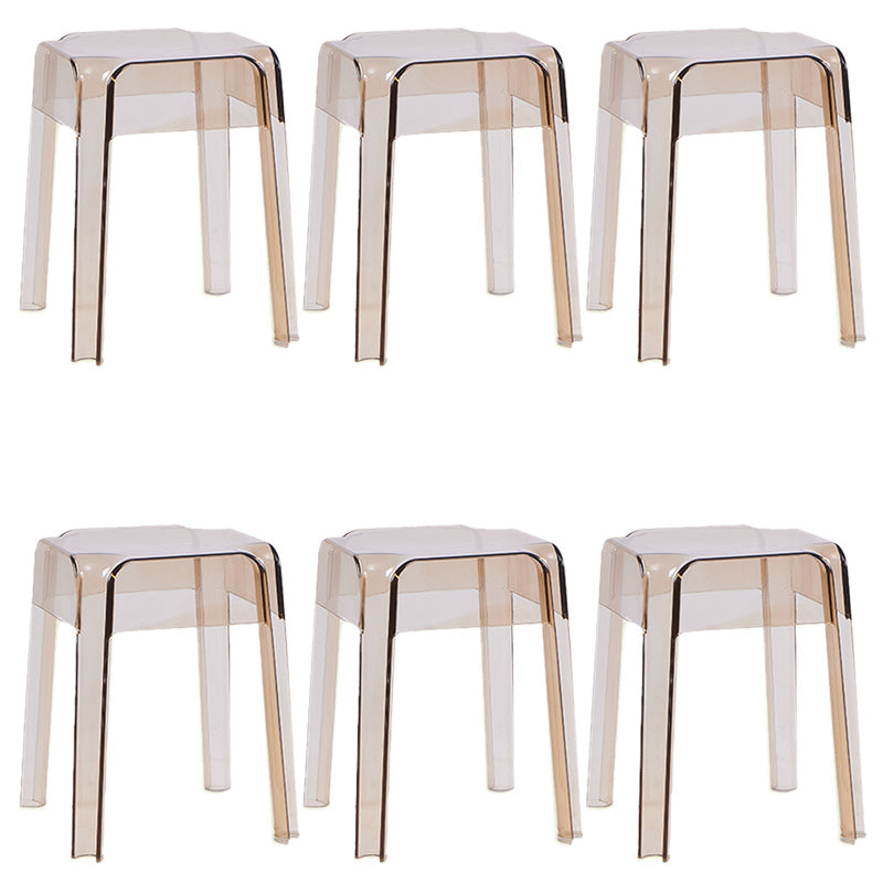 Contemporary Bar-stool Plastic Counter Bar Stool for Restaurant