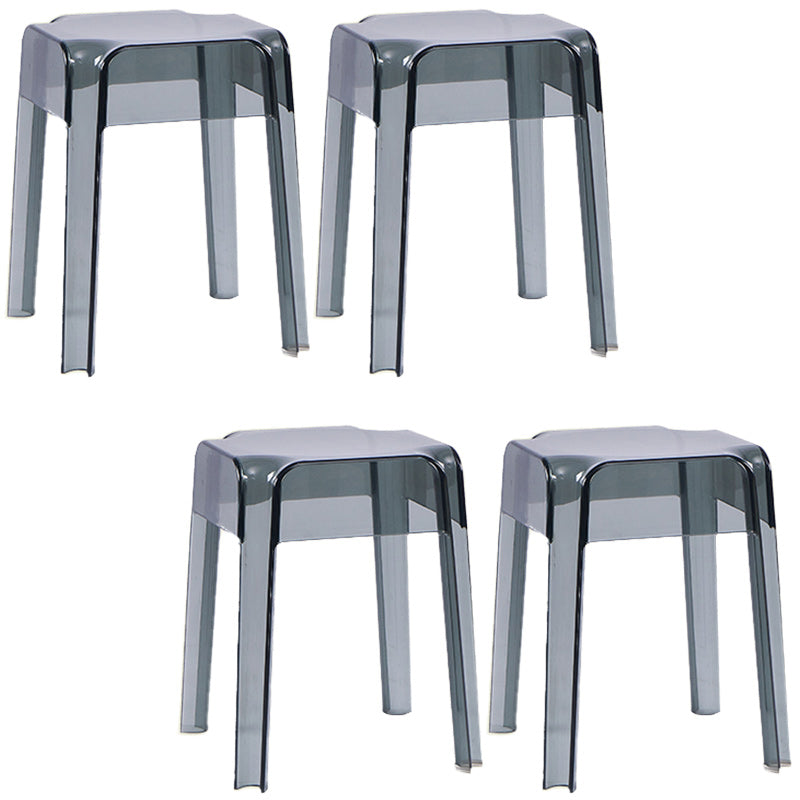 Contemporary Bar-stool Plastic Counter Bar Stool for Restaurant