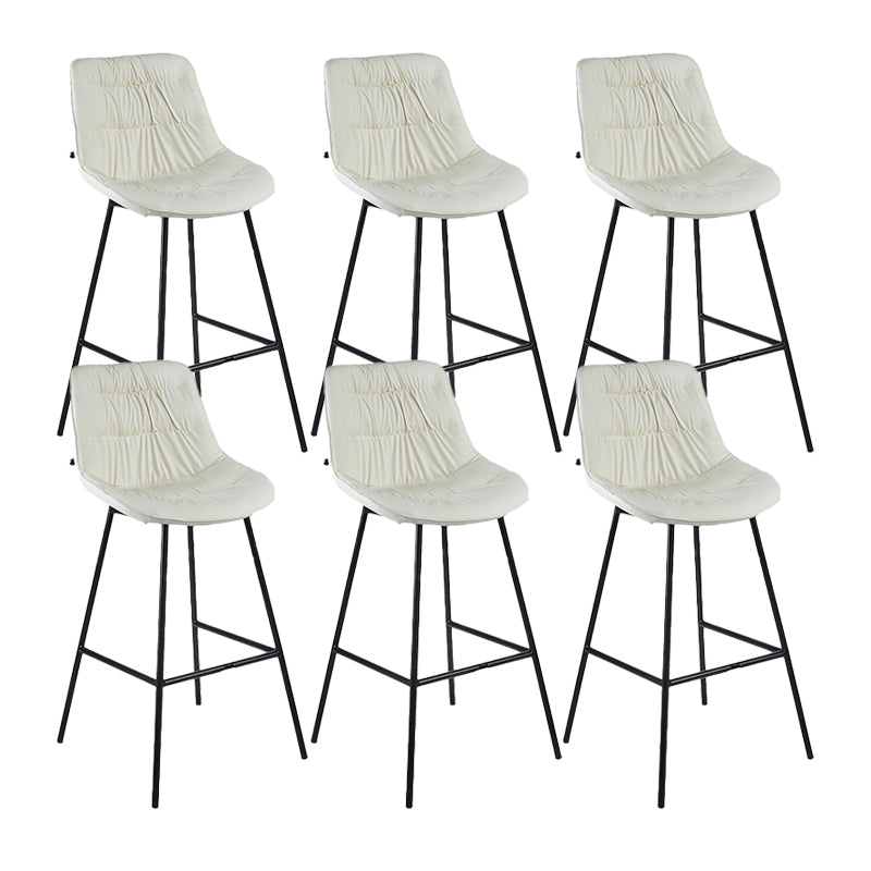 Industrial Bar-stool PU Leather Counter Bar Stool with Metal Legs