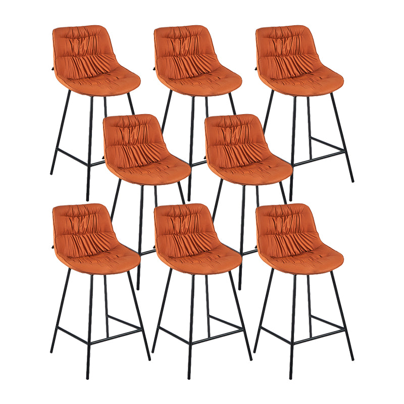 Industrial Bar-stool PU Leather Counter Bar Stool with Metal Legs