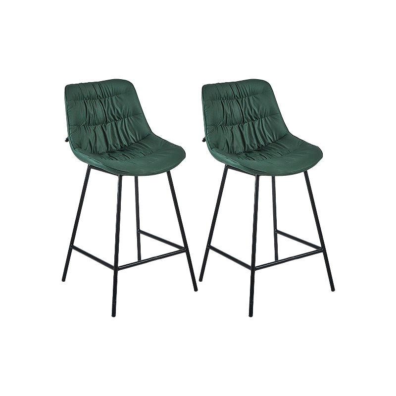 Industrial Bar-stool PU Leather Counter Bar Stool with Metal Legs