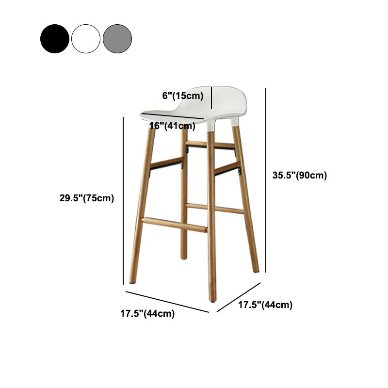 Modern Style Bar-stool Wooden Counter Bar Stool for Restaurant
