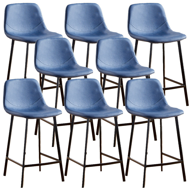 Nordic Style Round Bar-stool Metal Counter Bar Stool for Restaurant