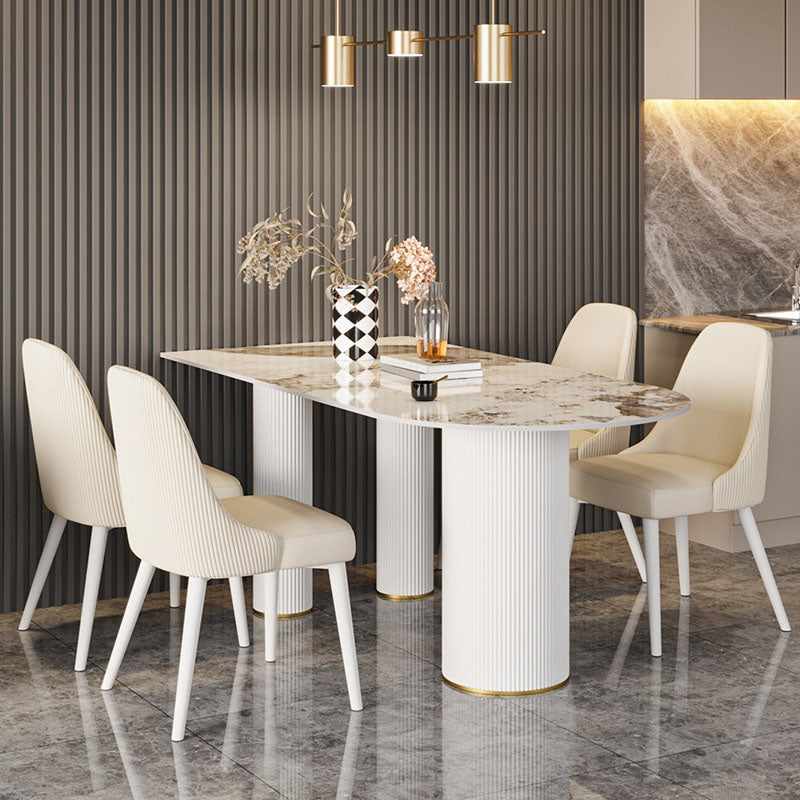 Designer Style 1/4/5 Pieces Dining Set Sintered Stone Dining Table Set