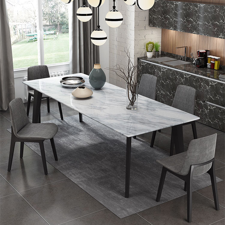 Contemporary 1/2/4/5/6 Pieces Dining Set Marble Dining Room Set for Home Use