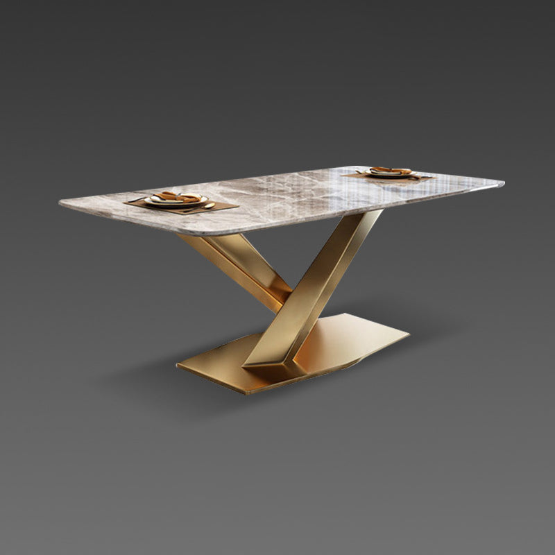 Glam Sintered Stone Dining Set 1/2/5/7 Pieces Dining Set for Dining Areas