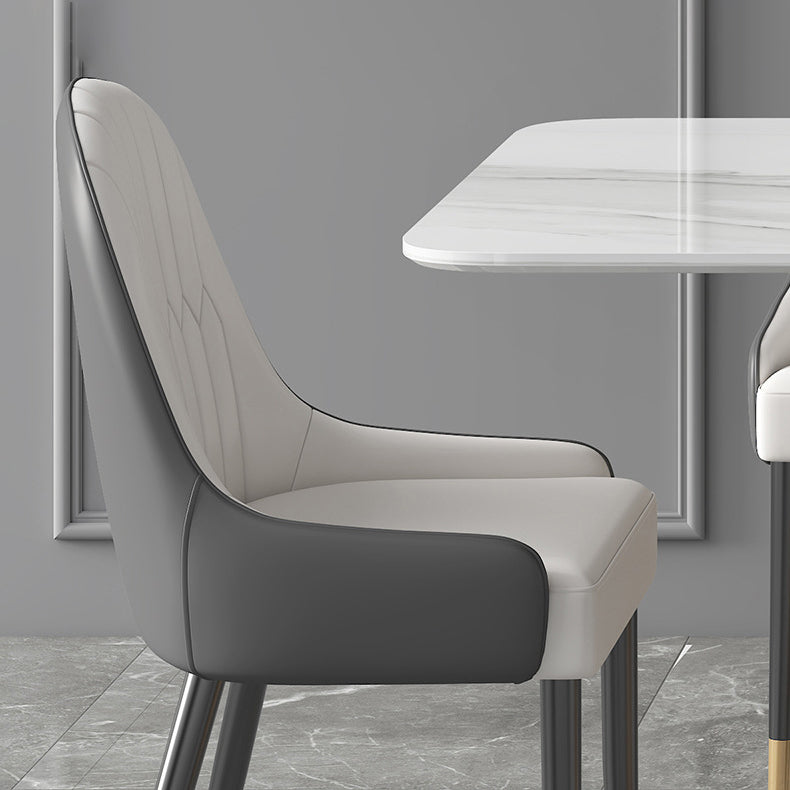 Glam Sintered Stone Dining Set 1/2/5/7 Pieces Dining Set for Dining Areas