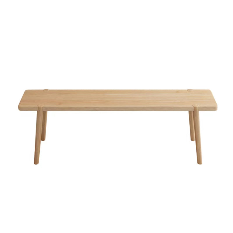 Modern Ash Wood Dinette Set 1/2/4/5 Pieces Rectangle Beige Dining Table Set